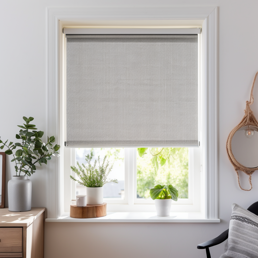 OUOIO Custom Classic Modern Blackout Roller Shades