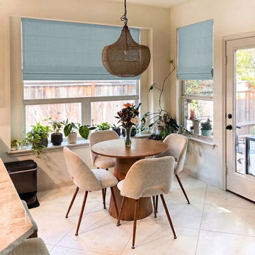 Cloud Cotton-Feel Blackout Custom Roman Shade | OUOIO