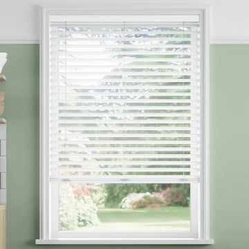 OUOIO 2" Cordless Faux Wood Blinds