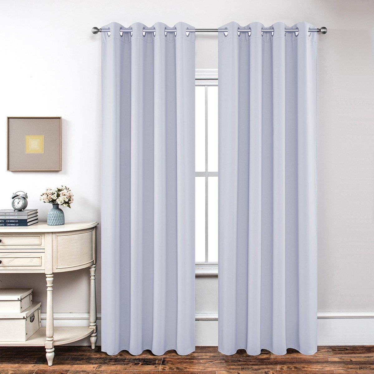 OUOIO Custom Blackout Curtains Textured Thermal Insulated Curtains