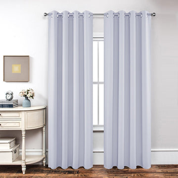 OUOIO Custom Blackout Curtains Textured Thermal Insulated Curtains