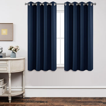 OUOIO Blackout Curtains Navy Blue Blackout Curtains - 2 Panels